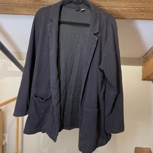 H&M Divided Black Linen Blazer